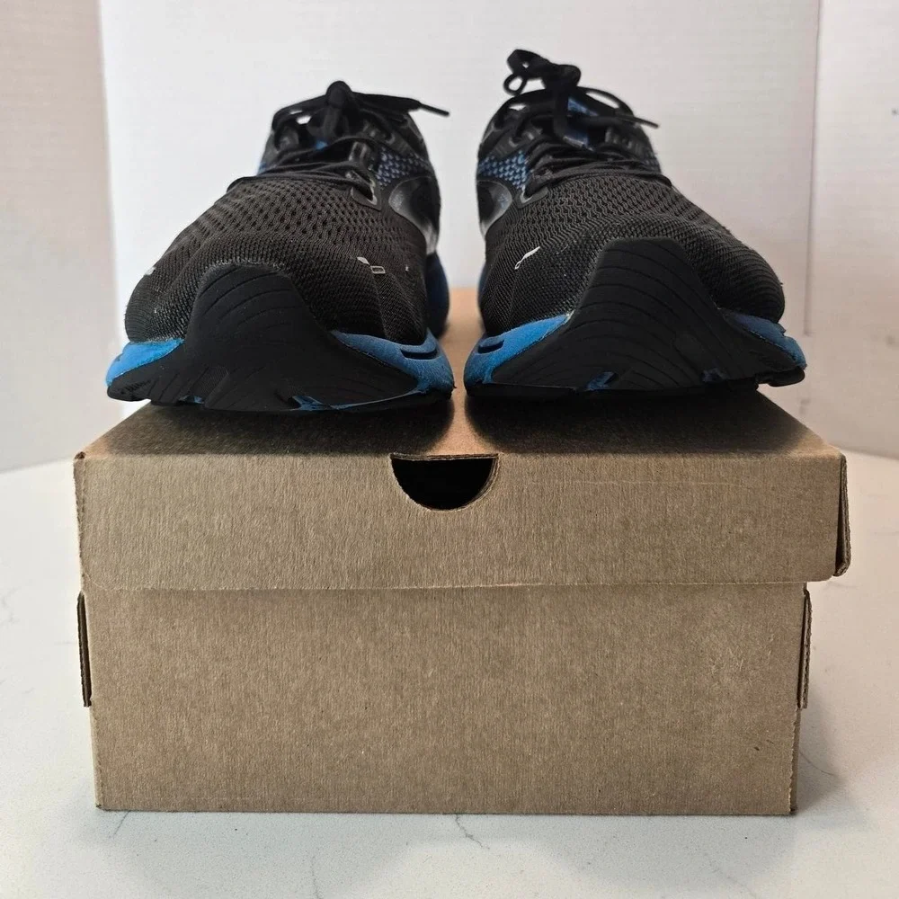 Brooks Ghost 14 Black Blue Cushion Running Shoes 110369 Men's - 11 US